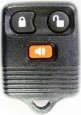 3 Button Ford, Lincoln, Mercury Keyless Remote
